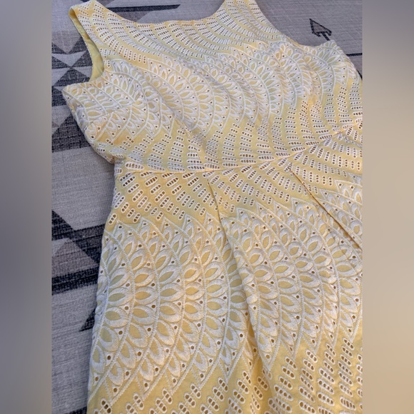 Tahari by ASL Butter Tea Dress, Size 14 - Picture 14 of 16